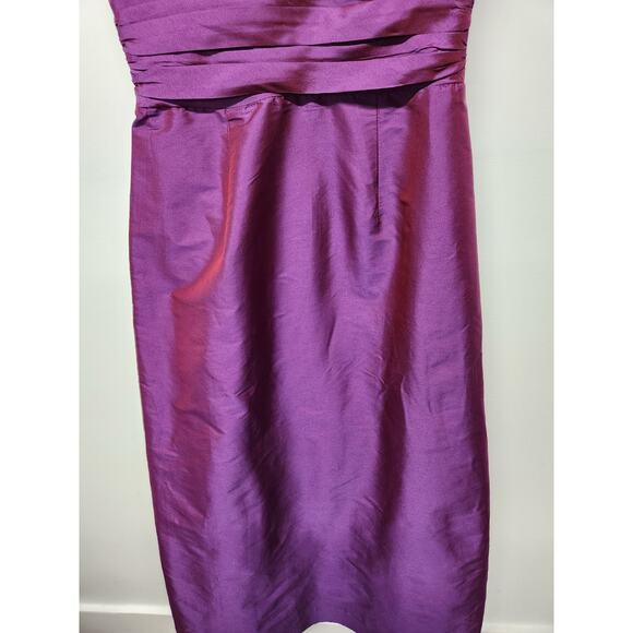 Alfred Sung Women's Maxi Formal Taffeta A-Line Gown Dress, Size 6, In Paradise - Picture 4 of 12